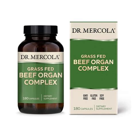 Beef Organ Complex 180 Capsules Dr Mercola Nova Vitae