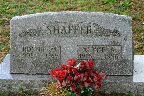 Alyce Amelia Vansyckle Shaffer M Morial Find A Grave