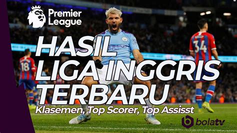 Hasil Liga Inggris Tadi Malam Hasil Man City Vs Crystal Palace Dan