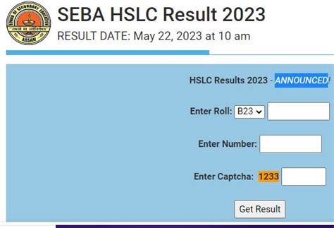 Assam Hslc Result Out Live Seba Th Results Link At Sebaonline