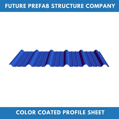 Aluminum Color Coated Roofing Sheet, Thickness Of Sheet: 2.8mm at Rs 92 ...