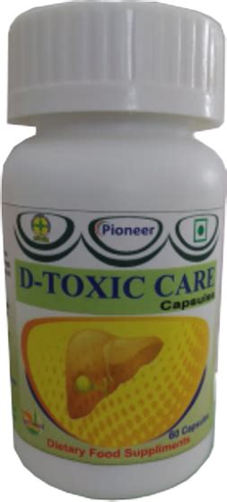 Pioneer D Toxic Care Capsule For Personal Grade Standard Food Grade