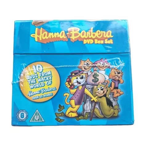 Wacky Races Top Cat Hanna Barbera 10 Dvd Box Set Cartoon Collection