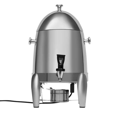 Miumaeov Hot Beverage Dispenser Gallons L Stainless Steel Coffee Chafer Urn Electric For