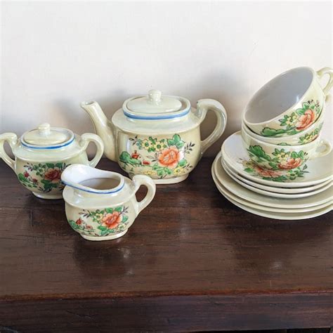 Vintage Childrens Tea Set Made in Japan - Etsy