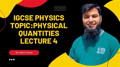 Physical Quantities Lecture 4 Past Papers IGCSE Physics YouTube