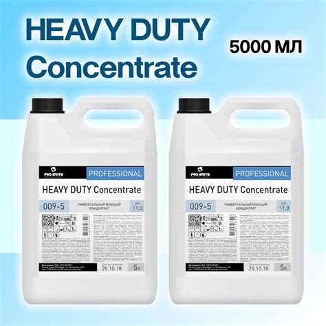 Универсальное моющее средство для твёрдых поверхностей, для пола HEAVY ...