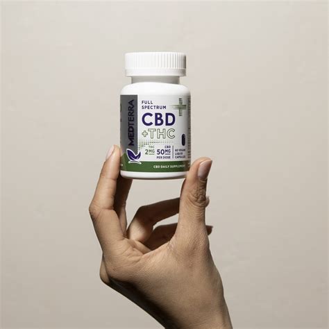 Medterra True Full Spectrum CBD Capsules 60ct 1500mg CBD CBD Market