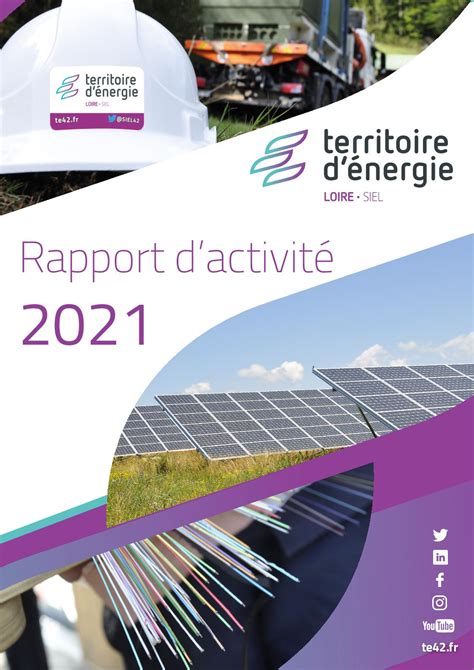 Calaméo Rapport d activité SIEL TE 2021