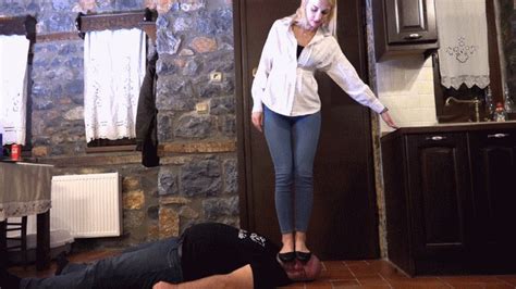 ROSALINA Under My Ballerinas BALLET FLAT TEASE WORSHIP AND TRAMPLING FULL CLIP Blonde