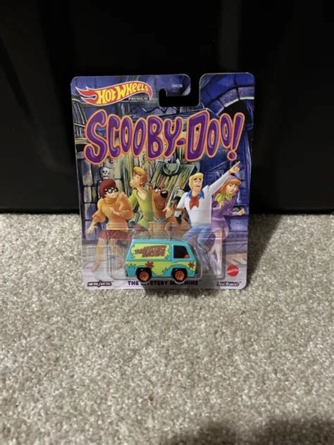 HOT WHEELS Pop Culture Scooby Doo THE MYSTERY MACHINE Teal Con Real Rider EUR