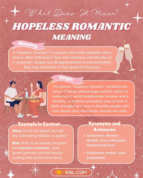 Hopeless Romantic Meaning: What Does It Mean? • 7ESL