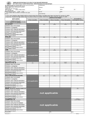 Fillable Online Health Mo Form Must Be Forwarded To Fax Email Print