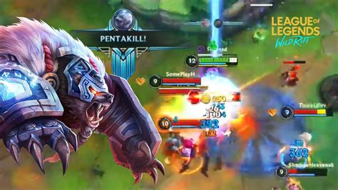 Wild Rift VOLIBEAR 1V5 PENTAKILL Montage Best VOLIBEAR Plays LoL