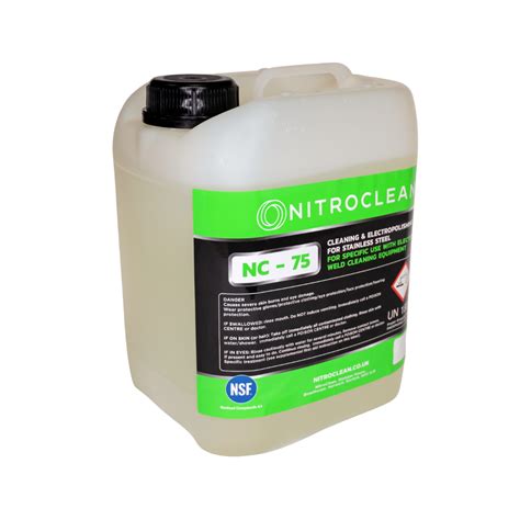 NitroClean NC75 Weld Cleaning Fluid Stainless Finishing Solutions