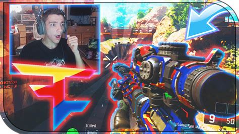 SNIPING WITH NEW FAZE CAMO BLACK OPS 3 NEW FAZE AND OPTIC CAMO