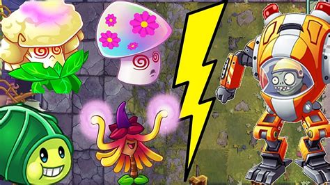 All Magical Plants Vs Z Mech In Plants Vs Zombies Battlez Gameplay