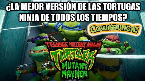 Tortugas Ninja Caos Mutante ES UNA JOYA DE ANIMACIÓN La Mejor