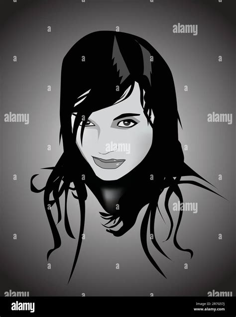 Illustration Of Beautiful Girl Stock Vector Image And Art Alamy