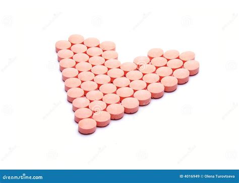 Pills In Heart Shape Stock Image Image Of Laboratory 4016949