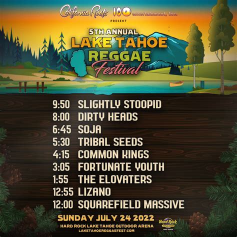 Lake Tahoe Reggae Festival Lineup Lari Sharia