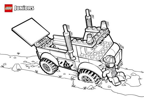 Coloriage Camion Lego Juniors Dessin Gratuit Imprimer