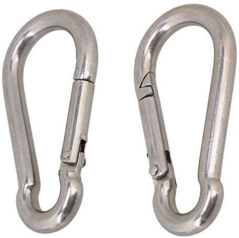 Lishonn Stainless Steel Spring Snap Hook Carabinerhook Swing Connector