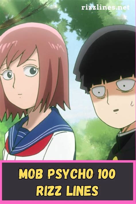 Mob Psycho Rizz Lines To Unleash Your Psychic Charm