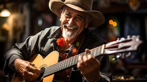 Premium AI Image | cuban artist playing a bolero in bar in havana cuba