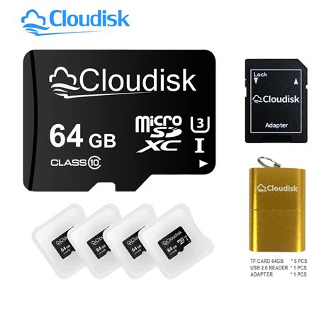 Cloudisk Pack Micro Sd Card Gb Gb Gb Gb Gb Flash Memory Cards