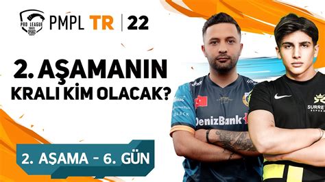 2022 PMPL Türkiye 2 Sezon 2 Aşama 6 Gün Güz mevsimi PUBG MOBILE