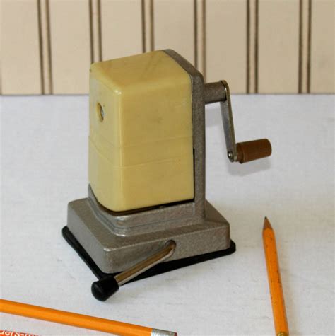 Vintage Pencil Sharpener Hand Crank by VintageSouthernPicks