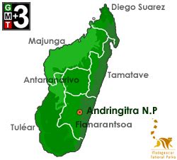 Andringitra National Park location map