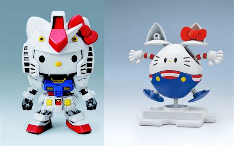 Gundam Vs Hello Kitty Collaboration Continues With Hello Kitty Gundam