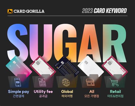 카드고릴라 선정 2023년 신용카드 키워드는 Sugar 카드고릴라