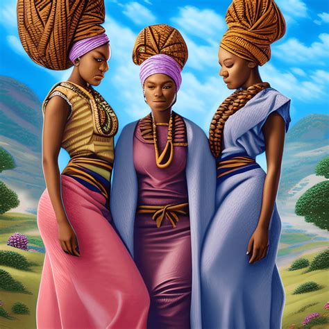 3 Beautiful African Women Praying Creative Fabrica