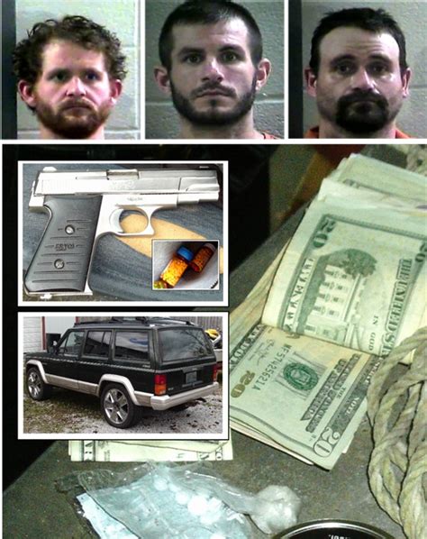 Stolen Vehicle And Drugs Arrests On County Farm Road In Laurel County