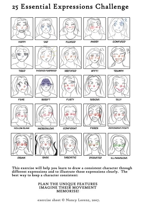 25 Essential Expressions Meme By Megan567 On Deviantart