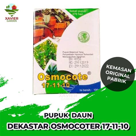 Jual Pupuk Daun Dekastar Osmocote Gr Shopee Indonesia