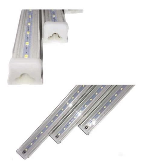 10 Regleta Tubo Led Base Integrad Blanca 18w Megaluz Tianlai Envío gratis