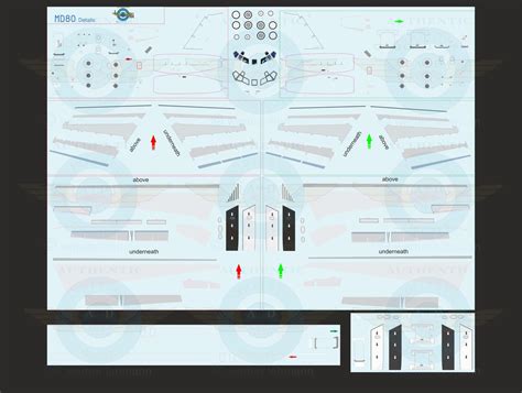 Md Detail Sheet Authentic Airliner Decals