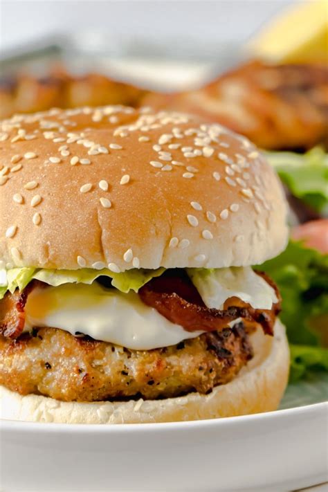 Lemon Parmesan Ground Chicken Burgers The Delicious Spoon