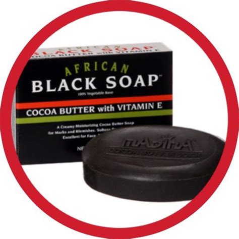 African Black Soap 100 Vegetable Base Coco Butter With Vitamin E A