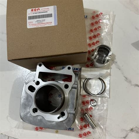 Smash Titan Silinder Blok Cylinder Block Motor Seher Piston Kit Ring