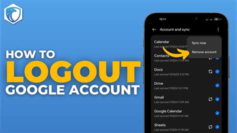 How To Logout Google Account From Android Permanently Youtube