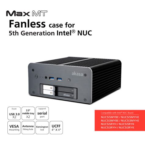 FanlessTech: Akasa confirms 4 new fanless cases