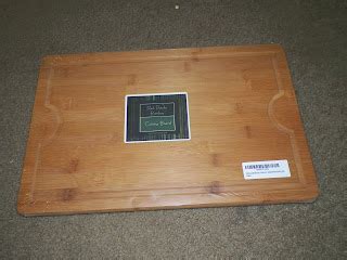 mygreatfinds extra large bambo cutting board  red panda bamboo
