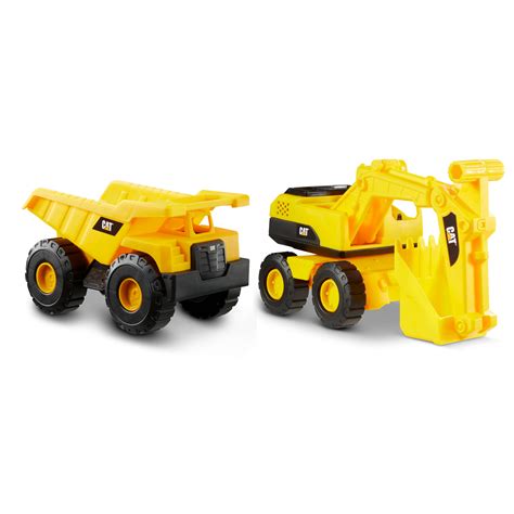 Cat® Tough Rigs 2-Pack Dump Truck & Excavator - CAT