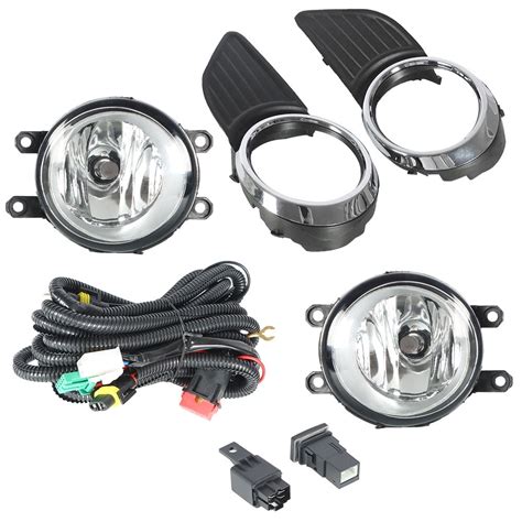 Lablt Clear Bumper Fog Lights Driving Lamp Switch Bulb For