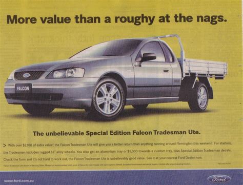 Ford Bf Falcon Tradesman Limited Edition Ute Ad Flickr